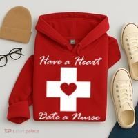 Have A heart Date A Nurse Hoodie thumb 4
