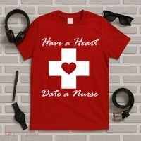 Have A heart Date A Nurse T-Shirt thumb 5
