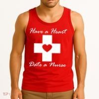 Have A heart Date A Nurse Tank Top thumb 3