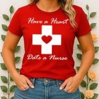 Have A heart Date A Nurse Women's T-Shirt thumb 2