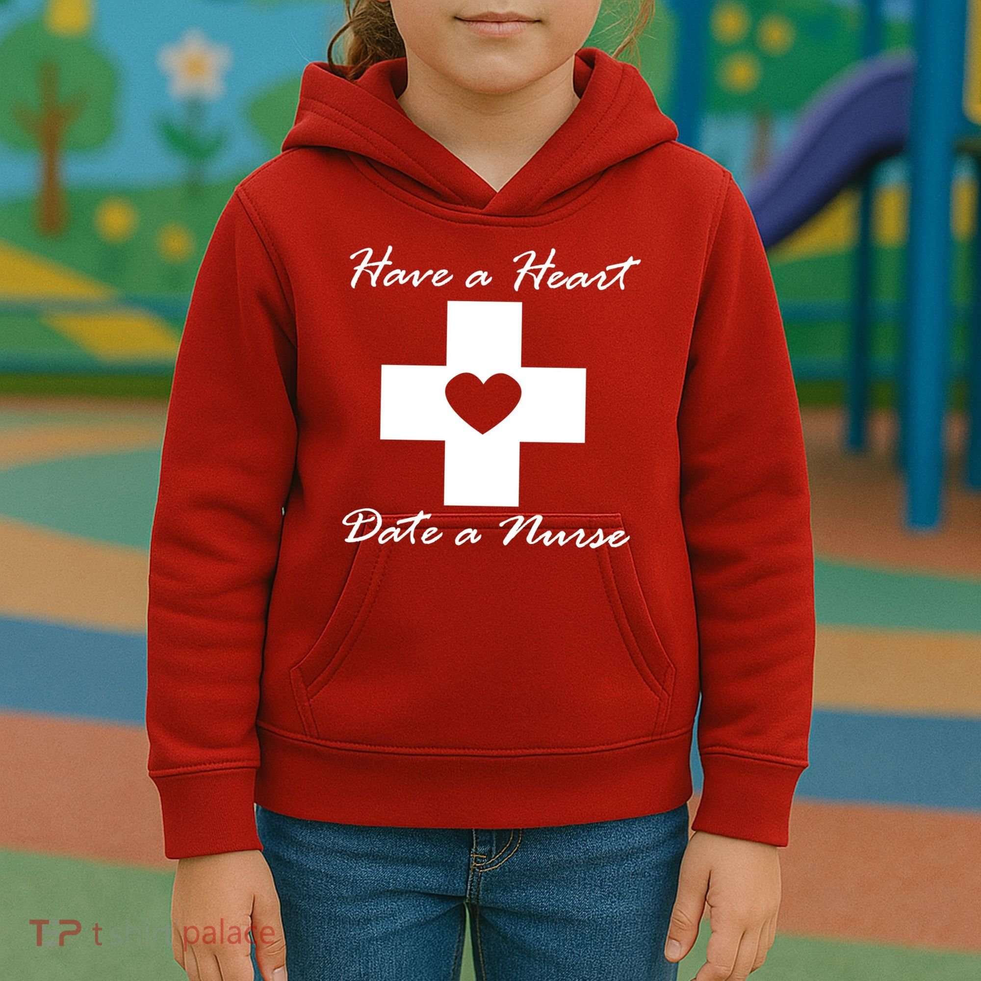 Have A heart Date A Nurse Kids Hoodie