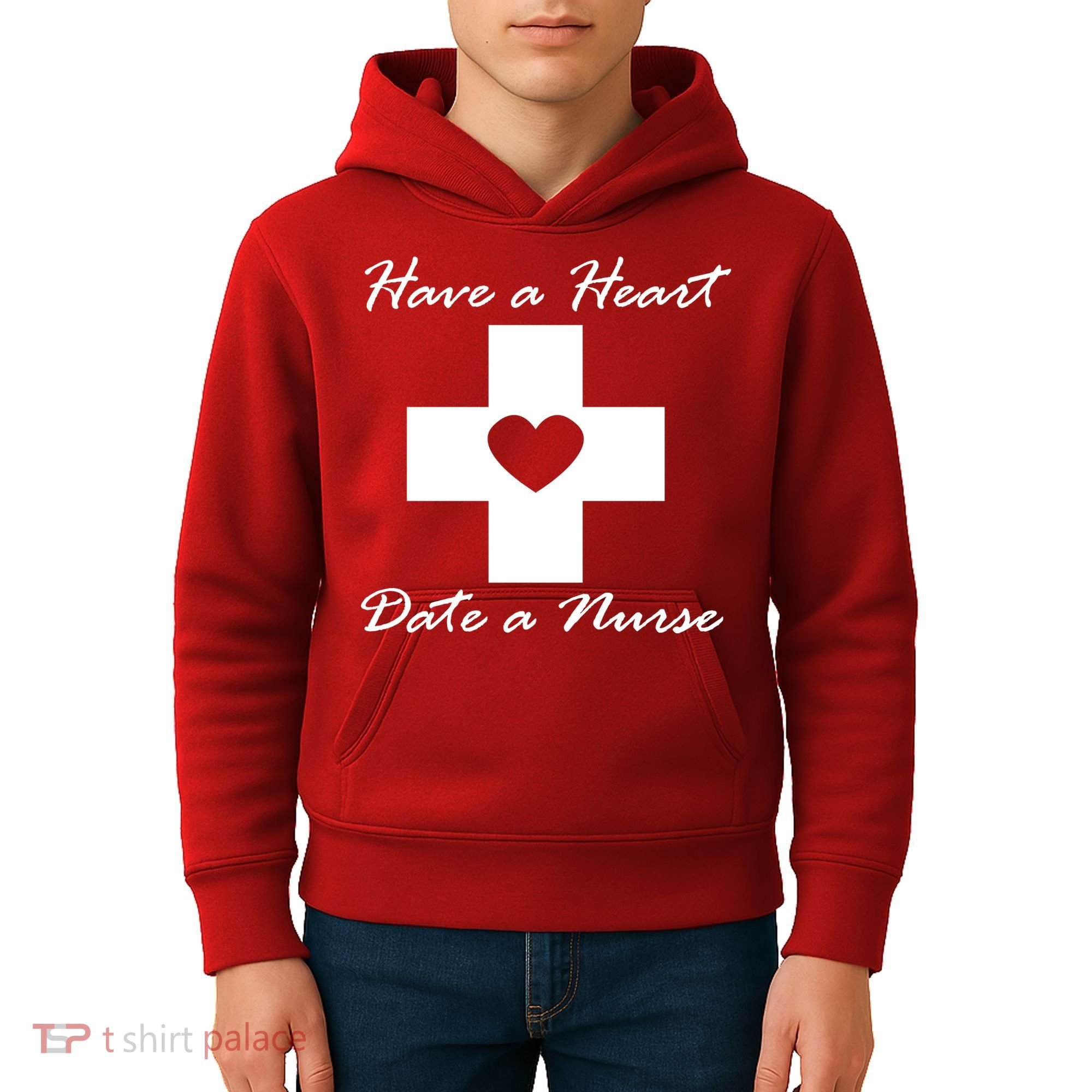 Have A heart Date A Nurse Kids Hoodie