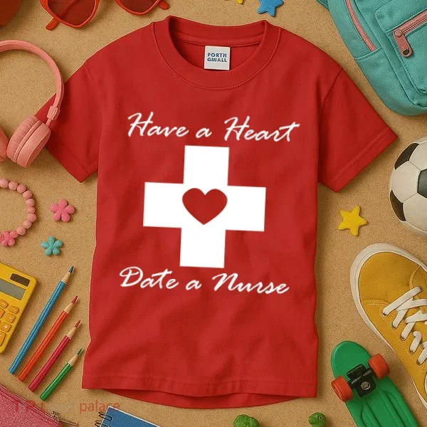 Have A heart Date A Nurse Kids T-Shirt