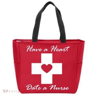 Have A heart Date A Nurse Tote Bag
