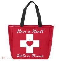 Have A heart Date A Nurse Tote Bag thumb 0