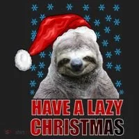 Have A Lazy Sloth Christmas Women's Sweatshirt thumb 2