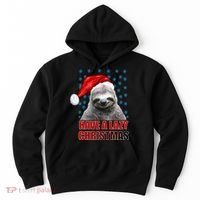 Have A Lazy Sloth Christmas Hoodie thumb 0
