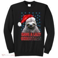 Have A Lazy Sloth Christmas Sweatshirt thumb 0