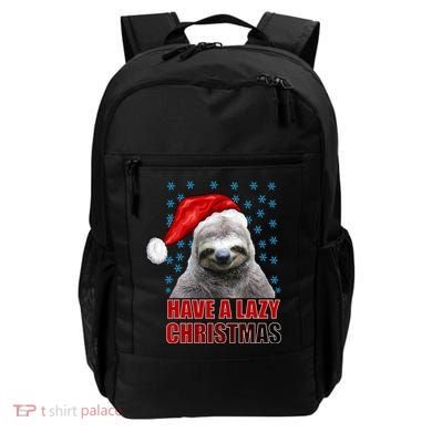 Have A Lazy Sloth Christmas Backpack