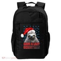 Have A Lazy Sloth Christmas Backpack thumb 0