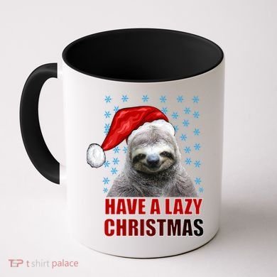 Have A Lazy Sloth Christmas Coffee Mug