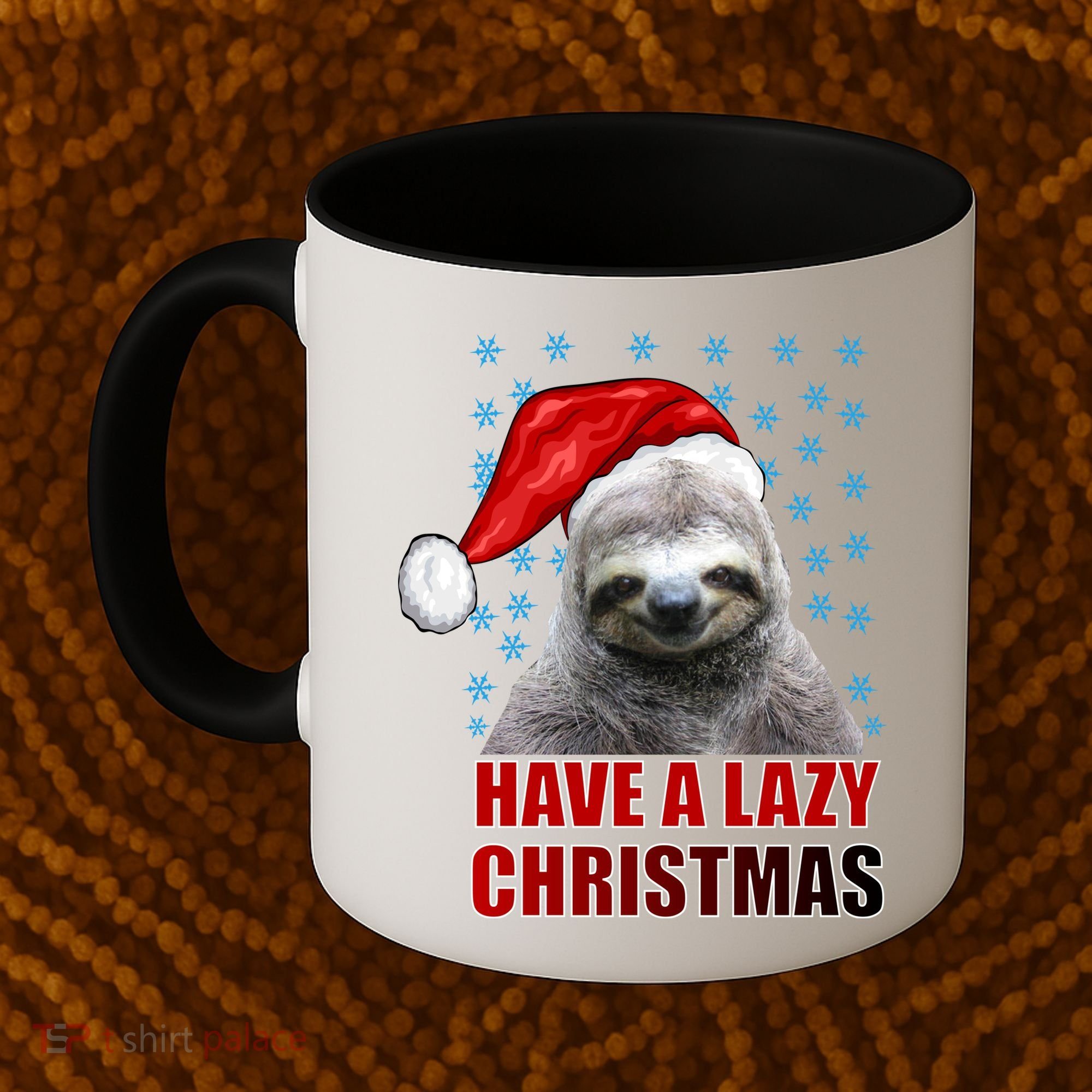 Have A Lazy Sloth Christmas Coffee Mug