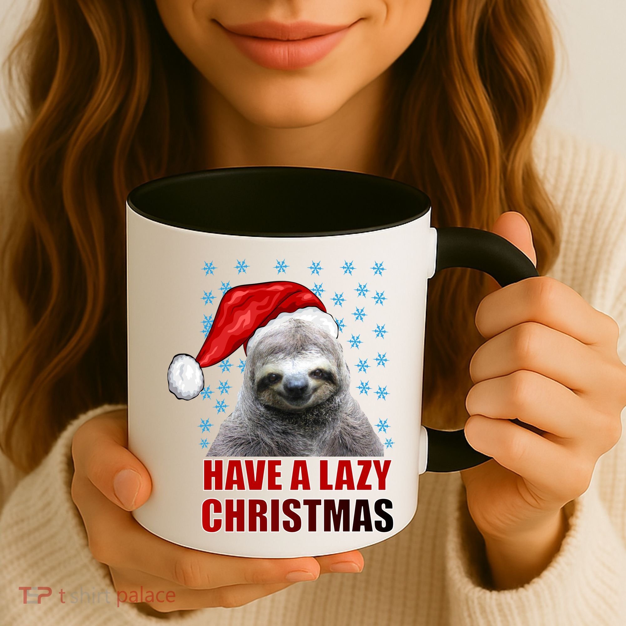 Have A Lazy Sloth Christmas Coffee Mug