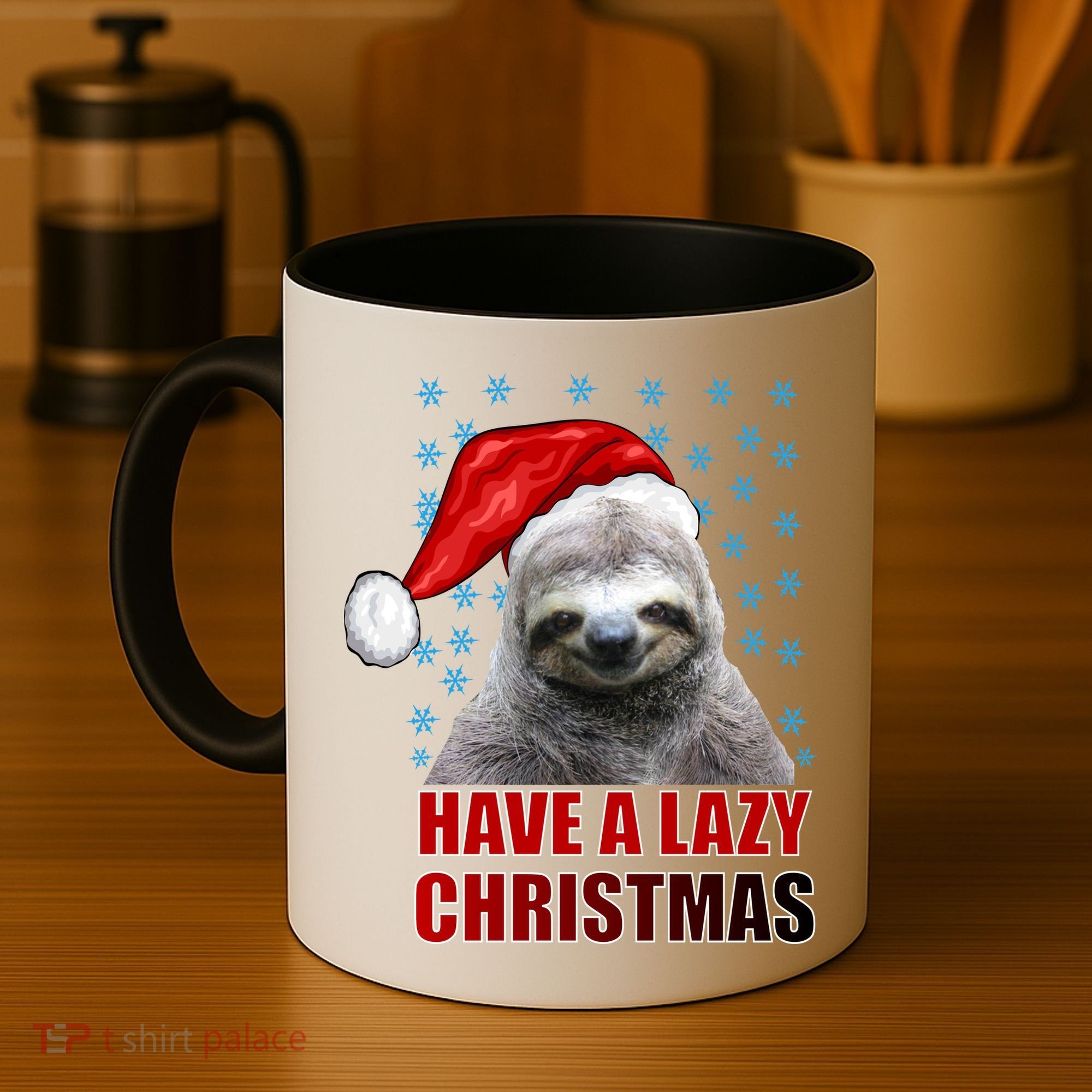Have A Lazy Sloth Christmas Coffee Mug