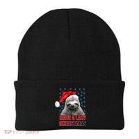 Have A Lazy Sloth Christmas Beanie thumb 0