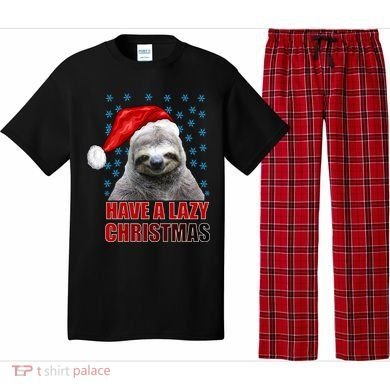 Have A Lazy Sloth Christmas Pajama Set