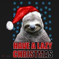 Have A Lazy Sloth Christmas Polo thumb 3
