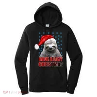 Have A Lazy Sloth Christmas Women's Hoodie thumb 0