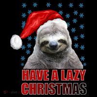 Have A Lazy Sloth Christmas Ornament thumb 1
