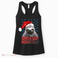 Have A Lazy Sloth Christmas Women's Tank Top thumb 0