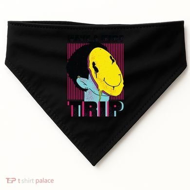 Have A Nice Trip Smiley USA-Made Doggie Bandana