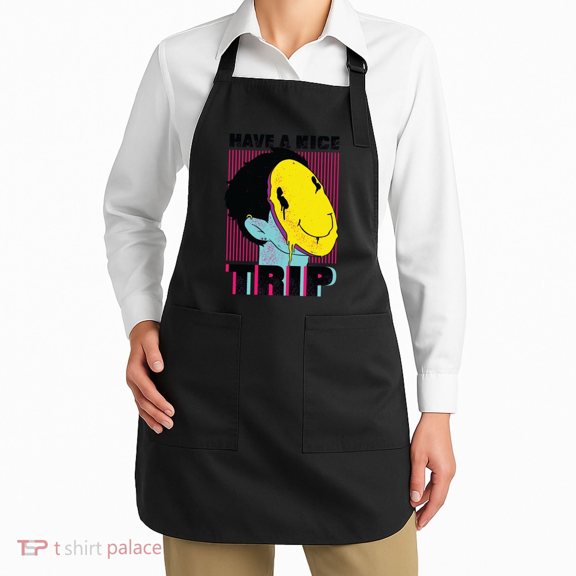 Have A Nice Trip Smiley Apron