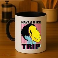 Have A Nice Trip Smiley Coffee Mug thumb 4