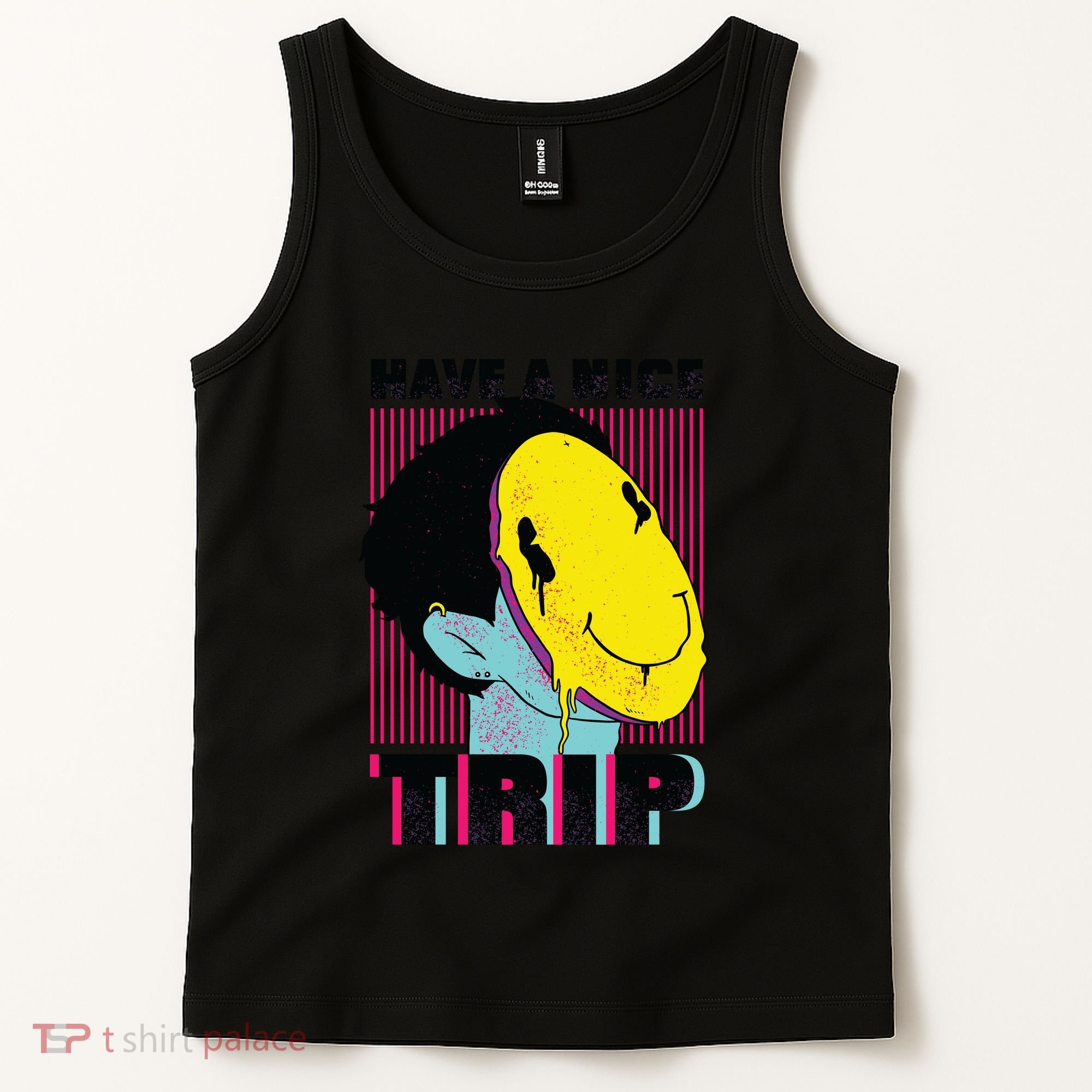 Have A Nice Trip Smiley Tank Top
