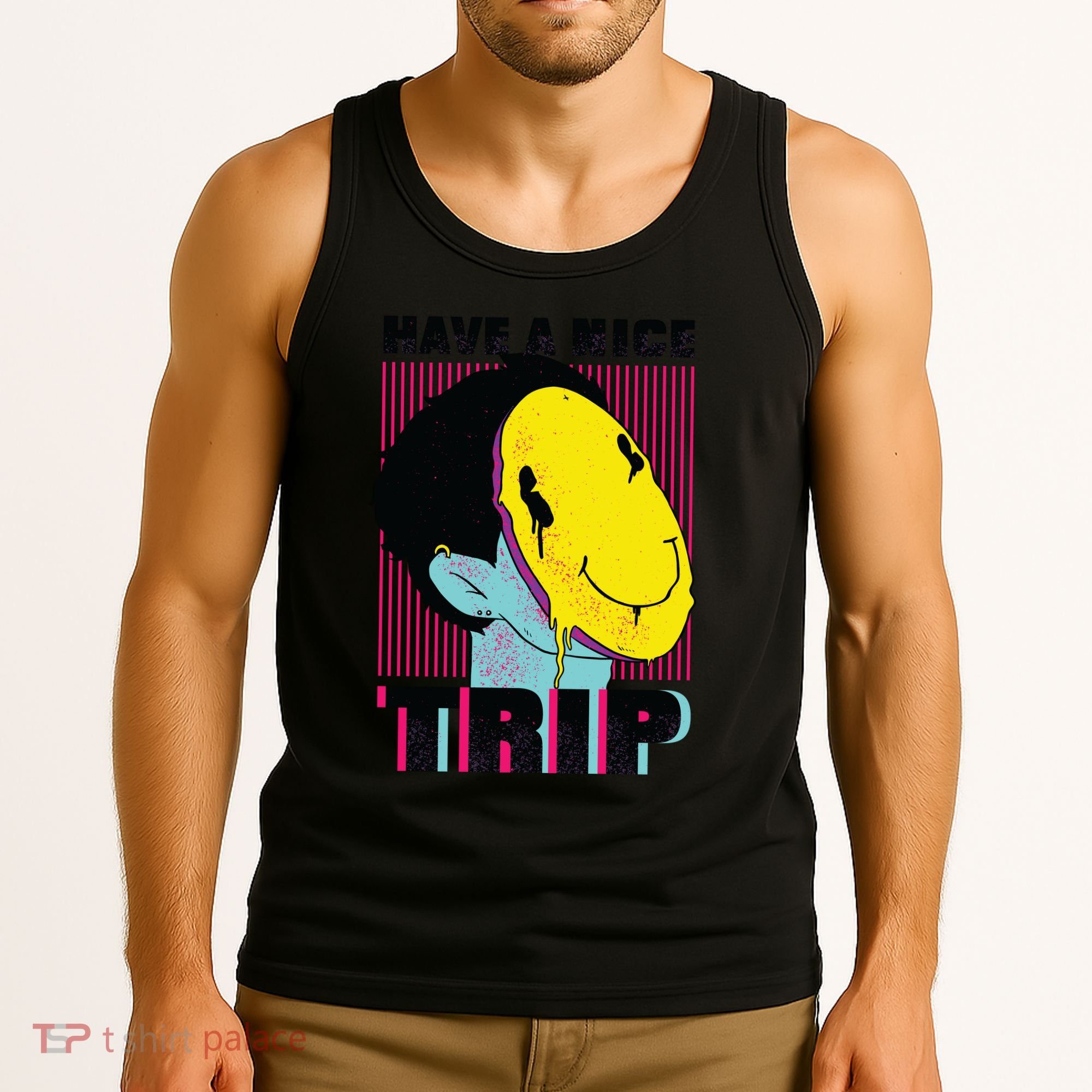 Have A Nice Trip Smiley Tank Top