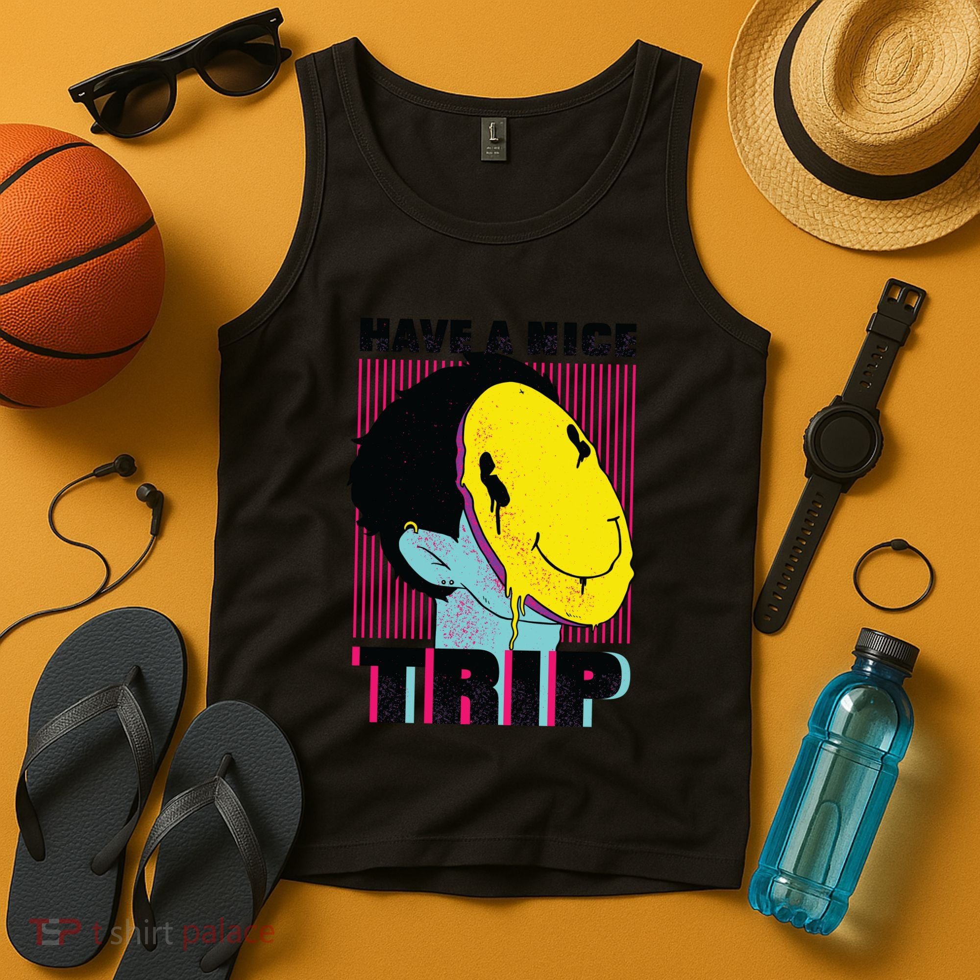 Have A Nice Trip Smiley Tank Top