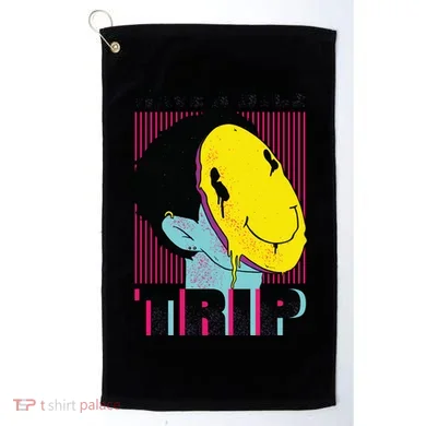 Have A Nice Trip Smiley Golf Towel