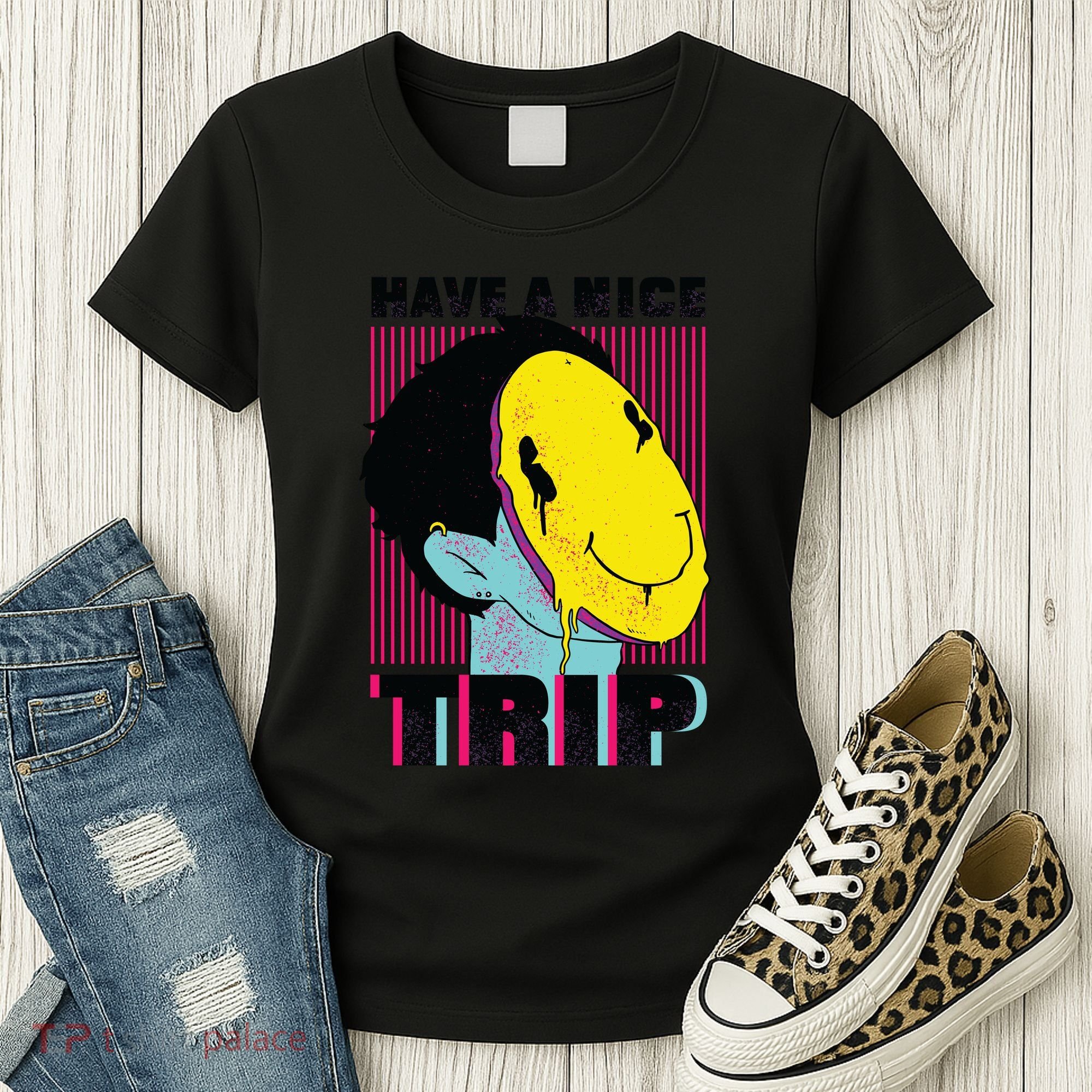 Have A Nice Trip Smiley Women's T-Shirt
