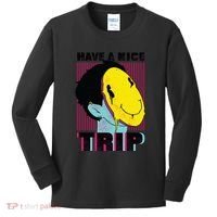Have A Nice Trip Smiley Kids Long Sleeve Shirt thumb 0