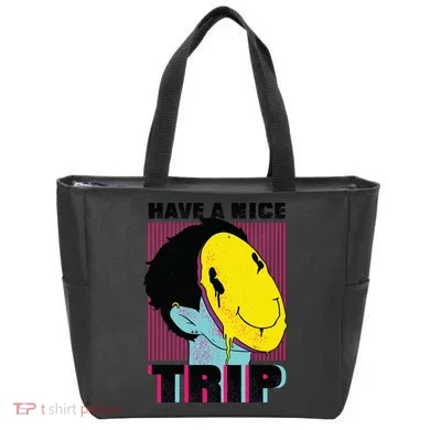 Have A Nice Trip Smiley Tote Bag