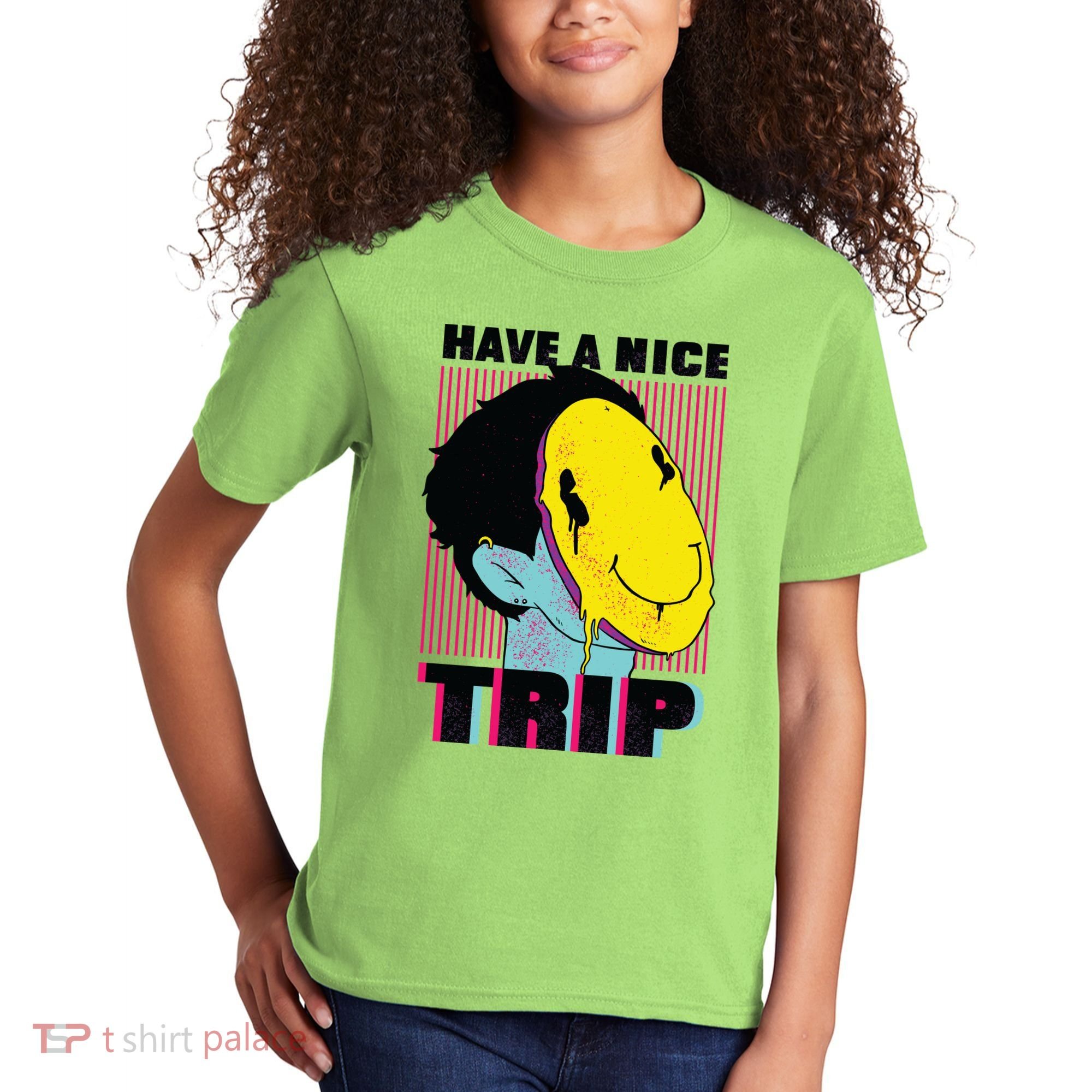 Have A Nice Trip Smiley Kids T-Shirt
