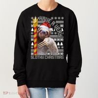 Have a Very Slothy Christmas Sloth Ugly Christmas Women's Sweatshirt thumb 0