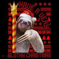 Have a Very Slothy Christmas Sloth Ugly Christmas Coffee Mug thumb 5