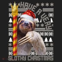 Have a Very Slothy Christmas Sloth Ugly Christmas Tumbler thumb 3