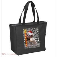 Have a Very Slothy Christmas Sloth Ugly Christmas Tote Bag thumb 2