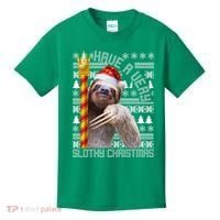 Have a Very Slothy Christmas Sloth Ugly Christmas Kids T-Shirt thumb 0