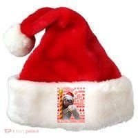 Have a Very Slothy Christmas Sloth Ugly Christmas Santa Hat thumb 0