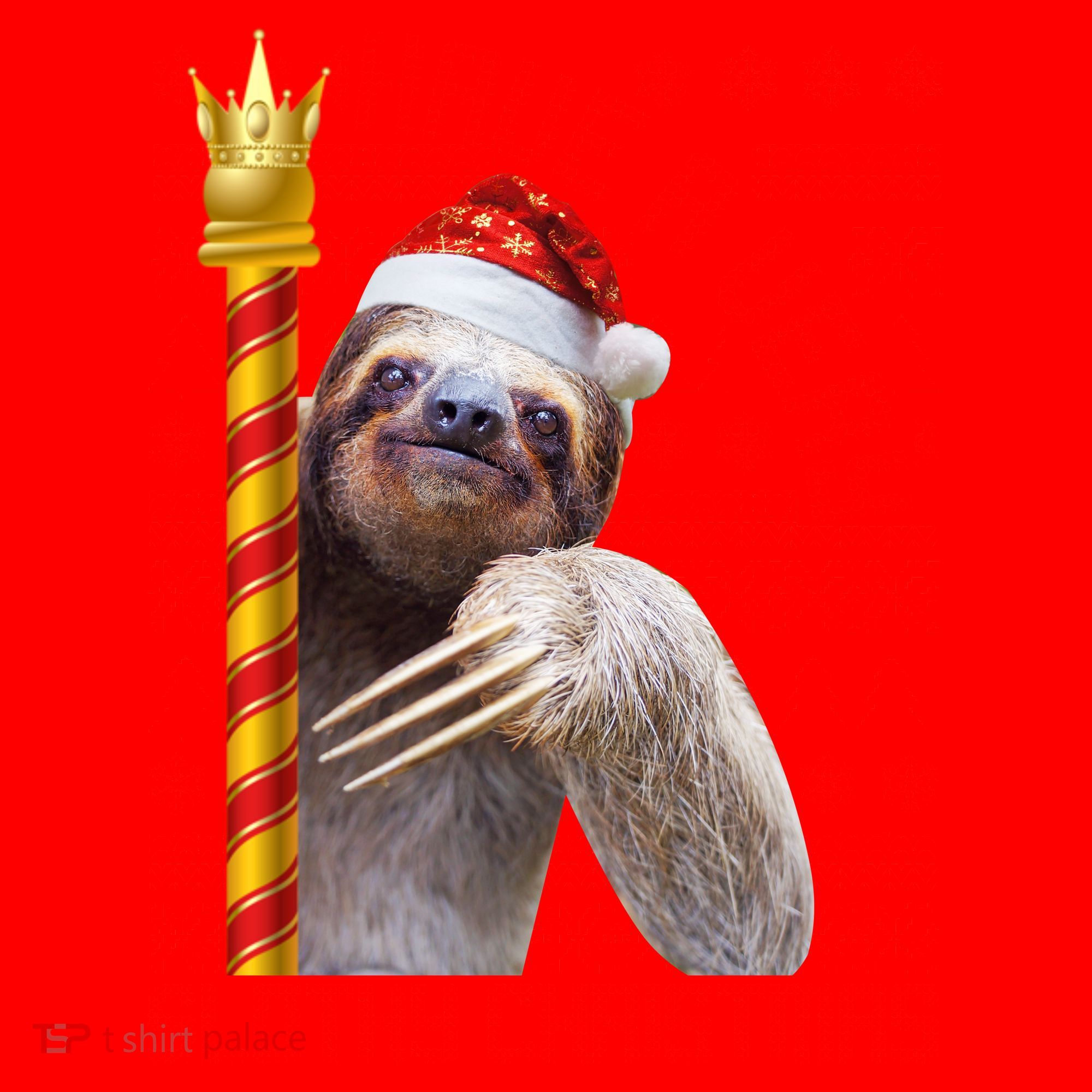 Have a Very Slothy Christmas Sloth Ugly Christmas Santa Hat