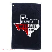 Have A Willie Nice Day Golf Towel thumb 0