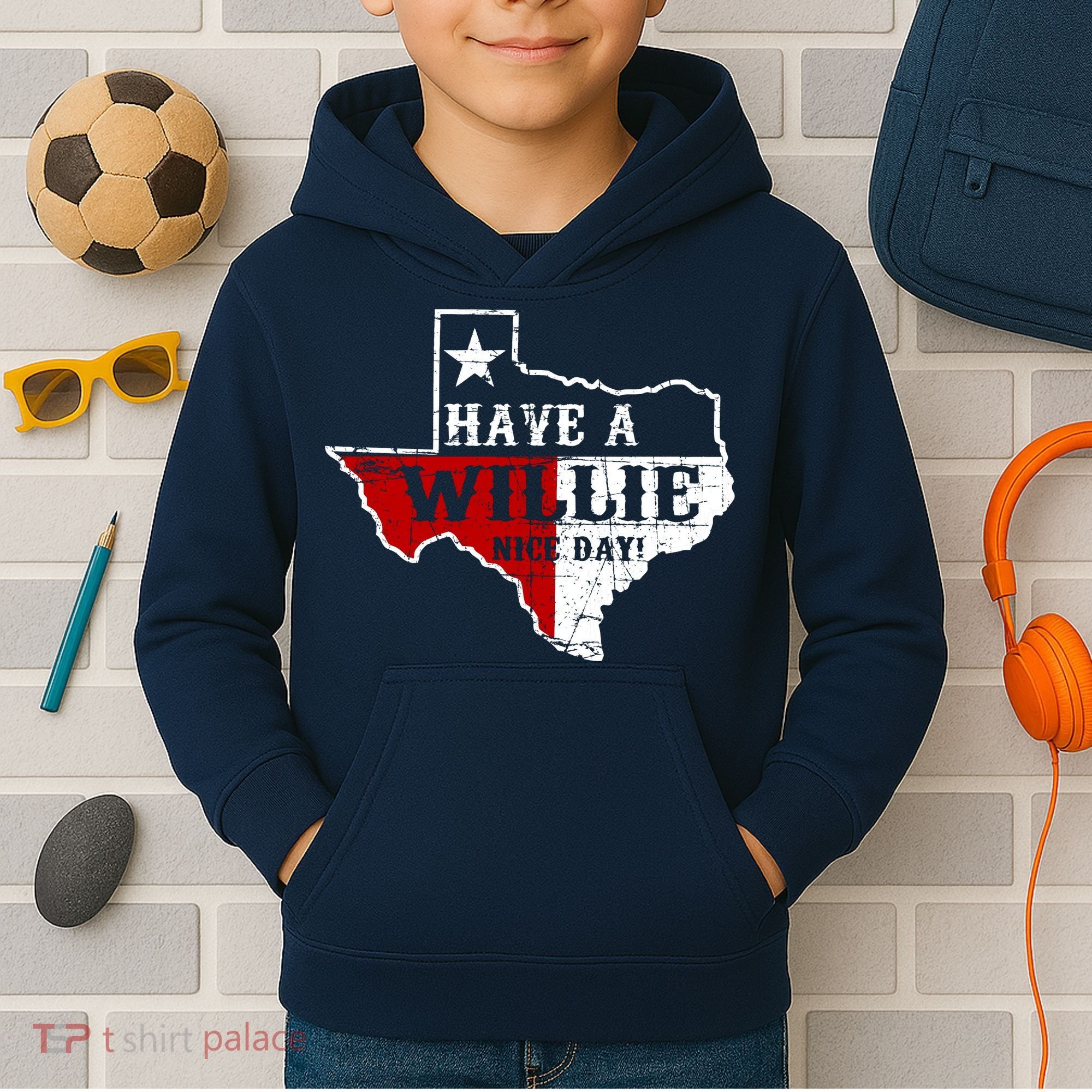 Have A Willie Nice Day Kids Hoodie
