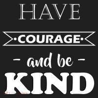 Have Courage And Be Kind Golf Towel thumb 3