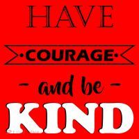 Have Courage And Be Kind Santa Hat thumb 1