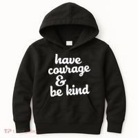 Have Courage Be Kind Kindness Kids Hoodie thumb 0