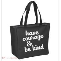 Have Courage Be Kind Kindness Tote Bag thumb 2