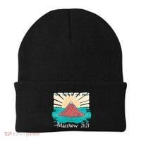 Have Faith Do Not Doubt Matthew 21:21 Beanie thumb 0
