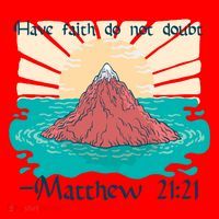 Have Faith Do Not Doubt Matthew 21:21 Santa Hat thumb 1